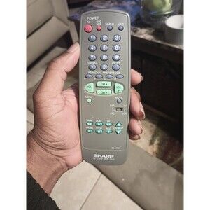 Sharp GA447SA TV VCR DVD OEM Original Replacement Remote Control Tested Gray